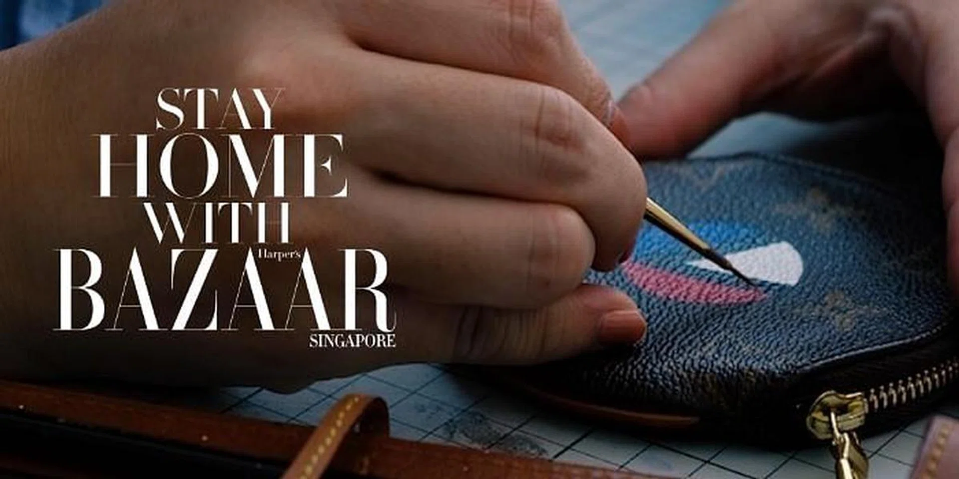 Stay Home With BAZAAR Decorating A Louis Vuitton Coin Pouch with Vania Isfandari - featured