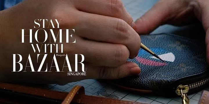 Stay Home With BAZAAR Decorating A Louis Vuitton Coin Pouch with Vania Isfandari - featured