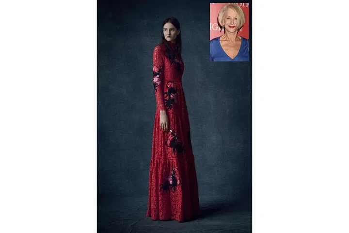 The Dame would be positively regal in this British design ; Photo: Courtesy of Erdem/Getty