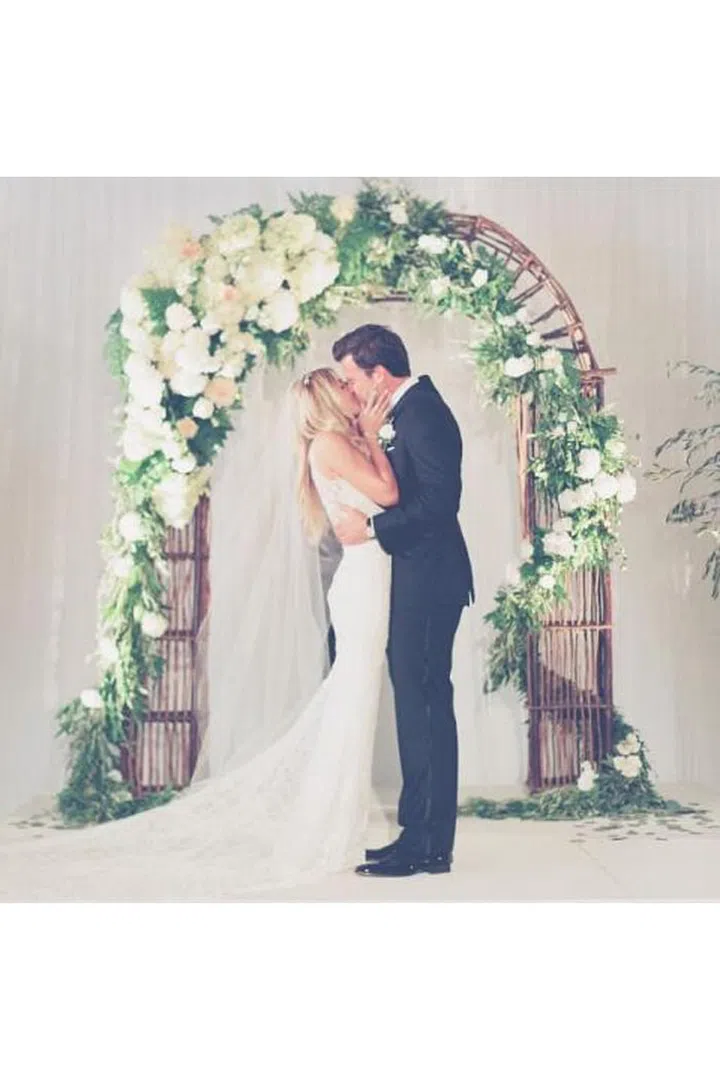 Lauren Conrad in Mark Badgley and James Mischka