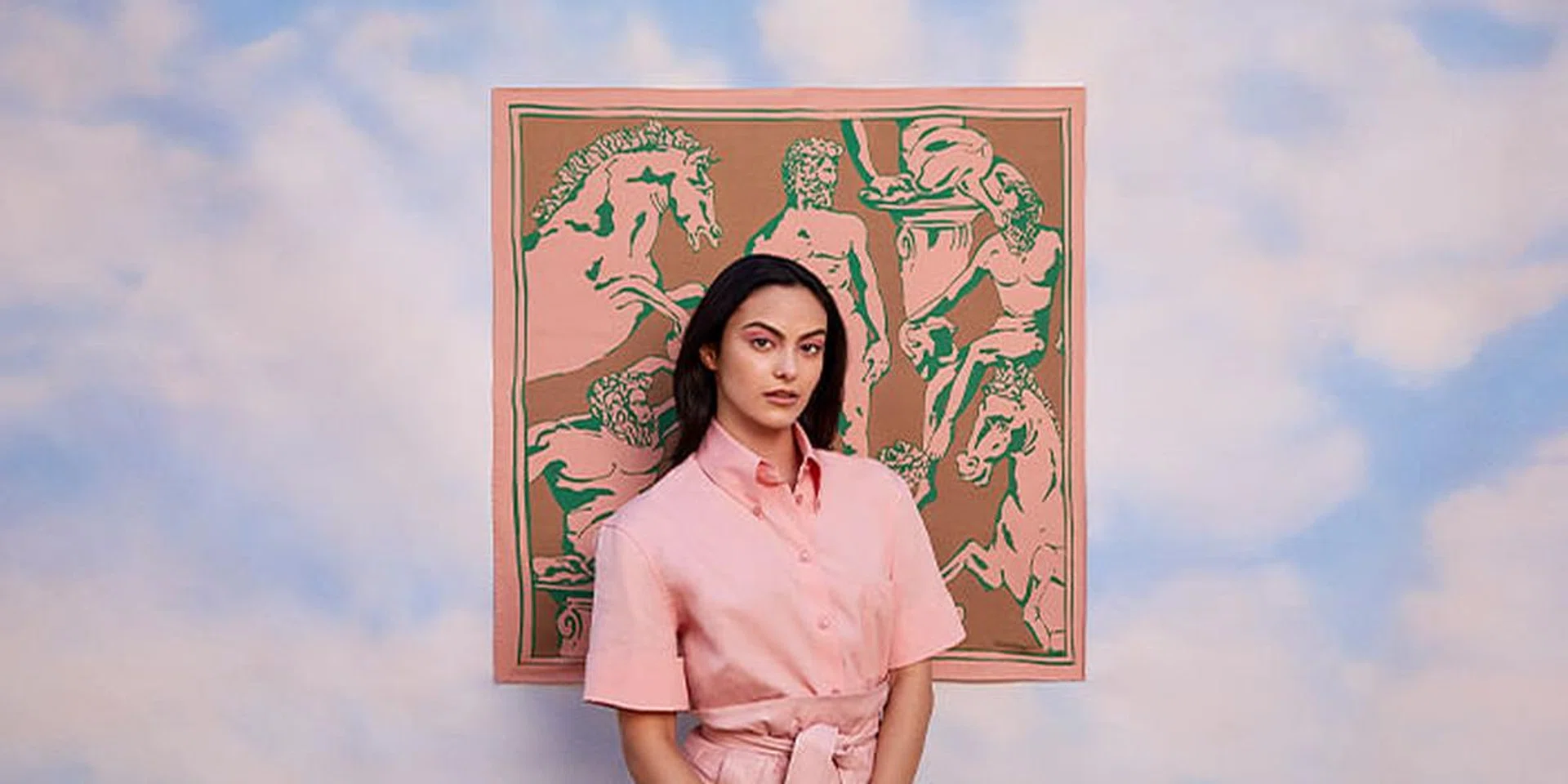 Camilla Mendes for Salvatore Ferragamo