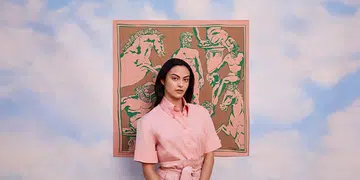 Camilla Mendes for Salvatore Ferragamo