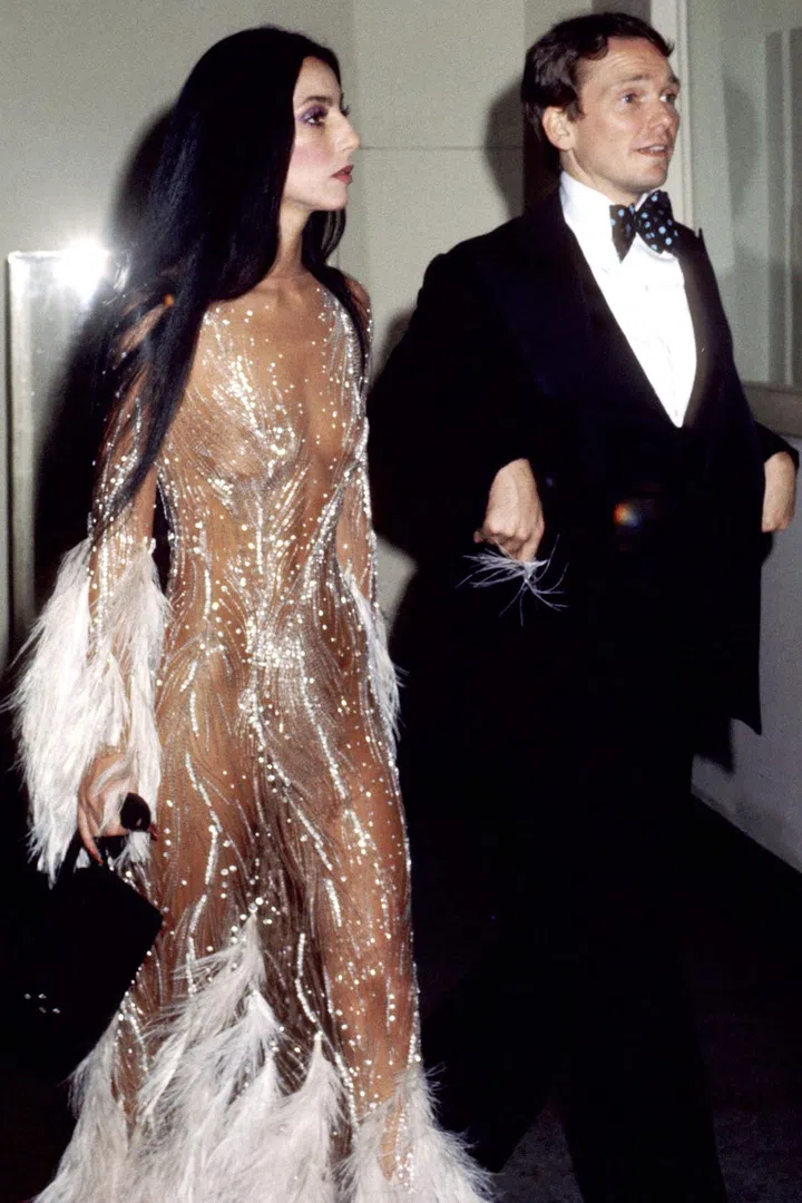 In Bob Mackie, 1974. Photo: Getty