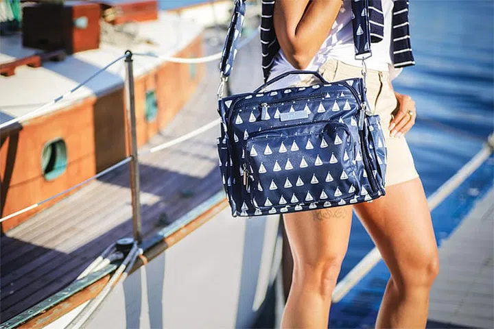 Travel in style with Jujube’s diaper bags.