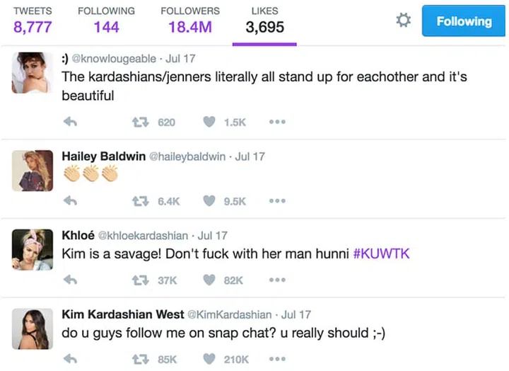 Apparently Kendall Jenner Is Not Team Taylor