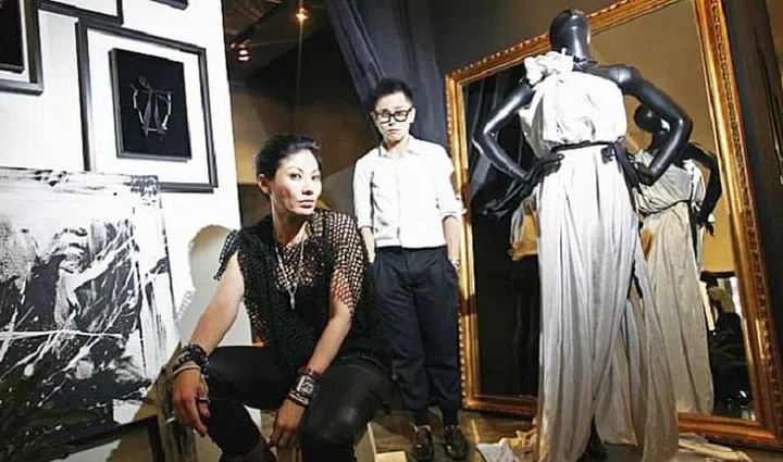 Designer Zenchi (second from left). Photo: HerWorldPlus