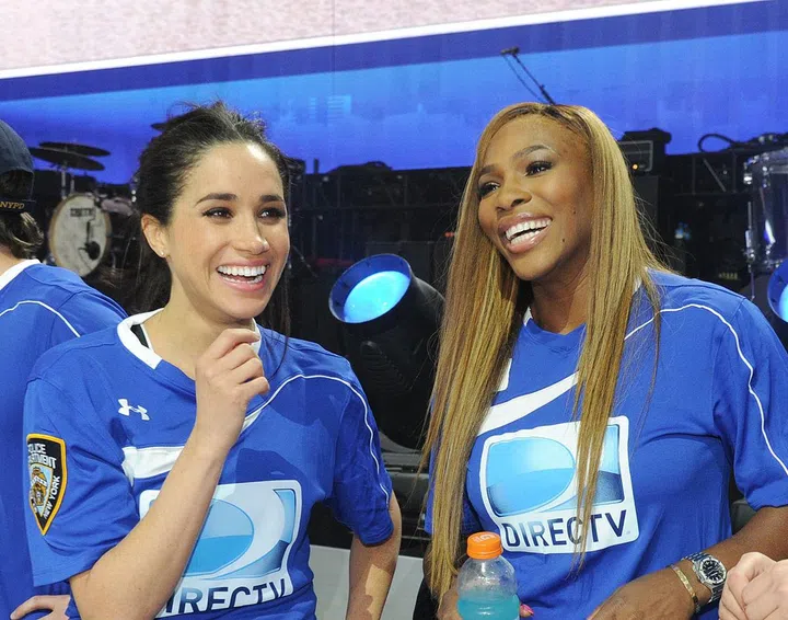 Count the tennis champ as an official F.O.M. (Friend Of Meghan). The pair have been friends since 2014, and Serena once said, "Her personality just shines. I told her: 'You’ve got to be who you are, Meghan. You can’t hide.'"