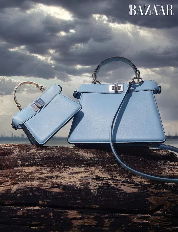 From left: FENDI Peekaboo ISeeU Mirco; FENDI Peekaboo ISeeU Petite (Photo: Natsuko Teruya)