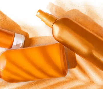 Sunscreen containers