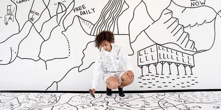 Visual artist Shantell Martin teaches on Skillshare.

Photo: Courtesy