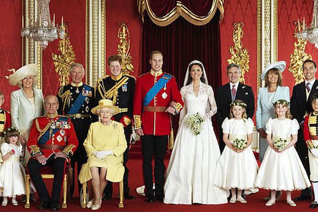 British royal family portrait