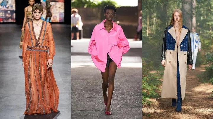 Photos (from left): Dior, Valentino, Burberry
