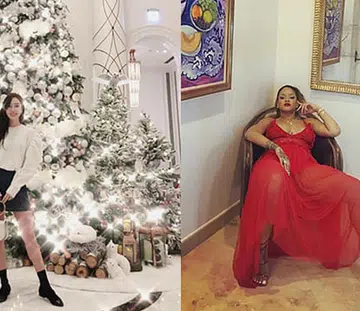best celebrity instgrams christmas 2017