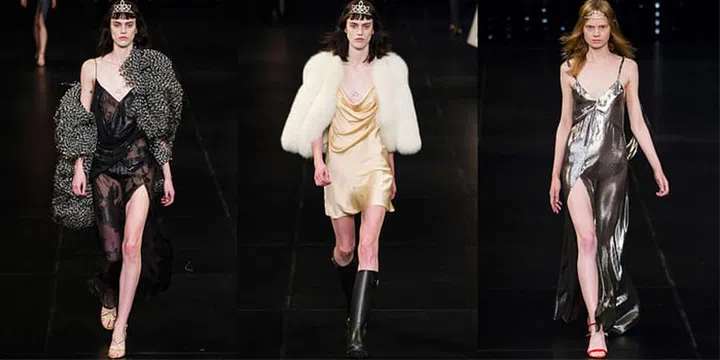 Hedi Slimane's Best Runway Moments At Saint Laurent
