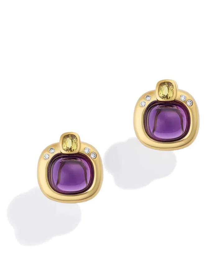 the devil wears prada 2 jewellery and watches | renato cipullo amethyst earrings