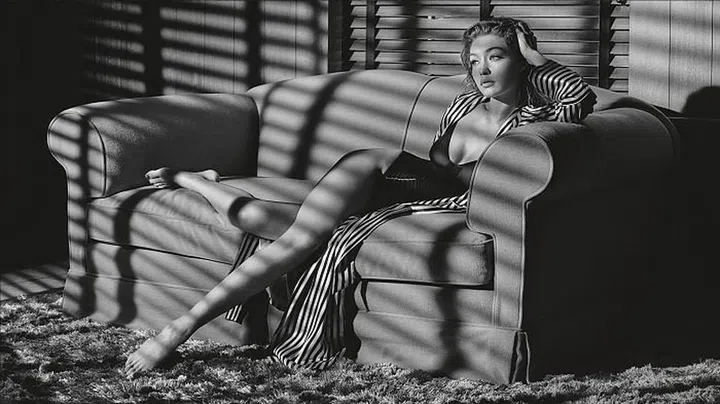Gigi Hadid as a modern heiress.