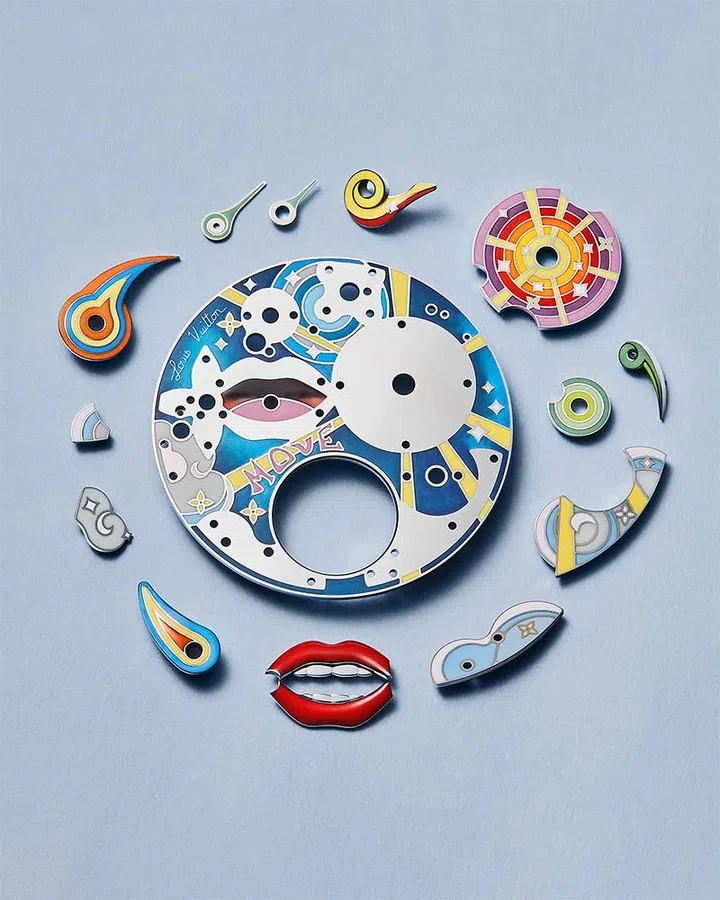 watch news march 2026 | individual parts of the louis vuitton Tambour Taiko Arty Automata dial
