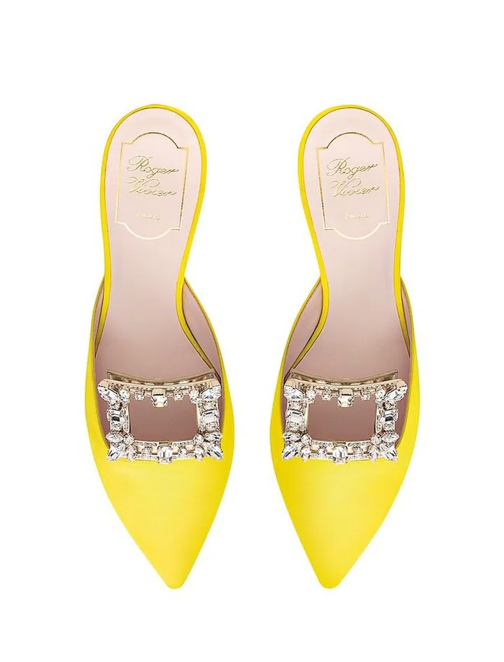 Satin mules (Photo: Roger Vivier)
