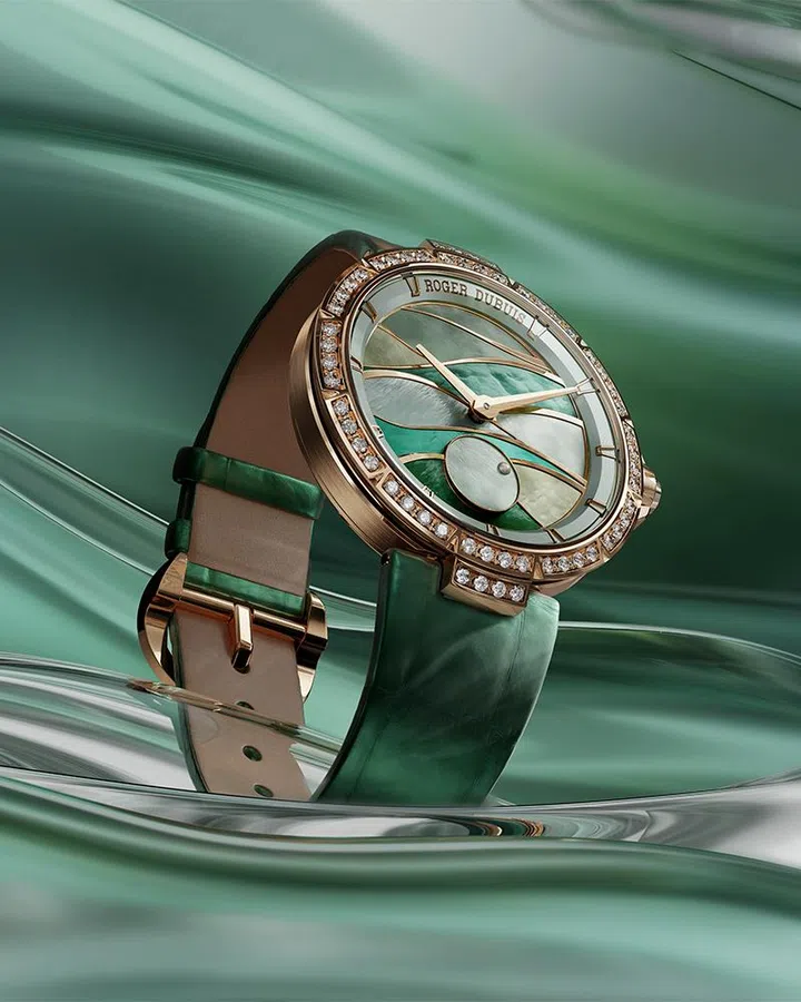 watch news may 2026 | roger dubuis Excalibur Lady of the Lake 36mm watch green mother-of-pearl
