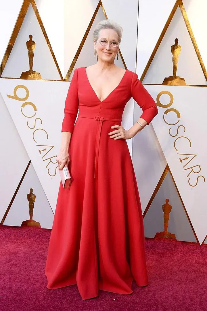 MAYBE: Must. Resist. Quoting. Miranda. Priestly. That said, we wished Streep chose an outfit with more bite. Photo: Getty