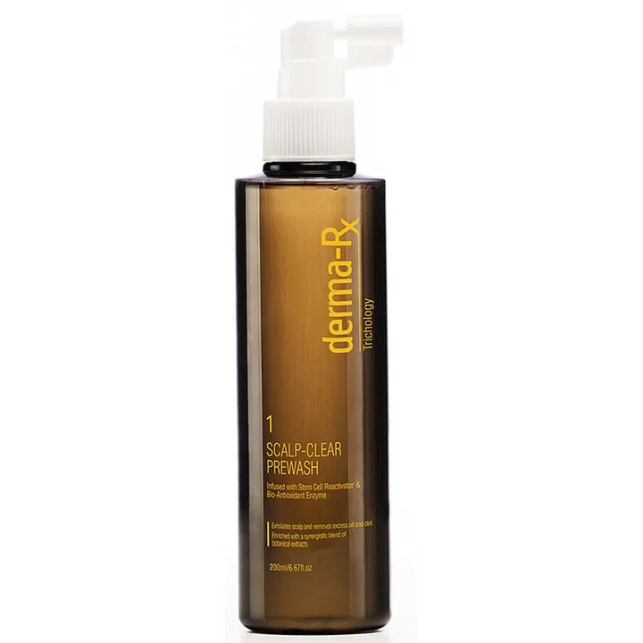 Its combination of exfoliating fruit enzymes and moisturising botanical
extracts purges hair follicles while maintaining scalp pH and hydration levels.