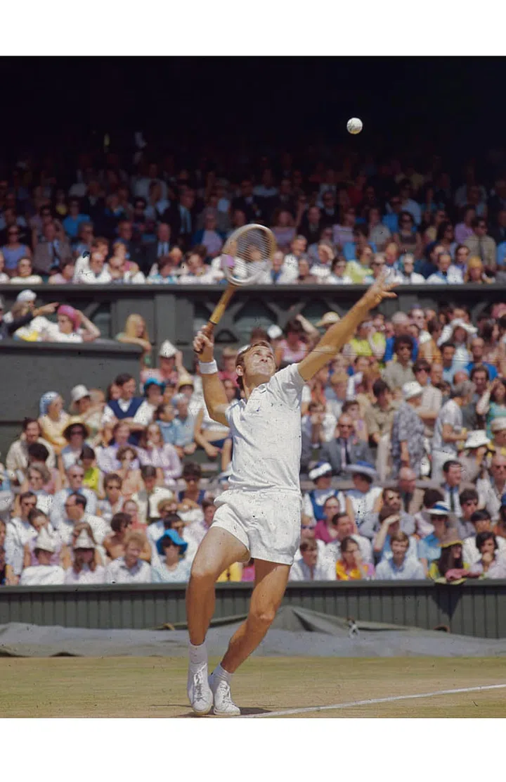 Australian tennis player John Newcombe. Photo: Getty