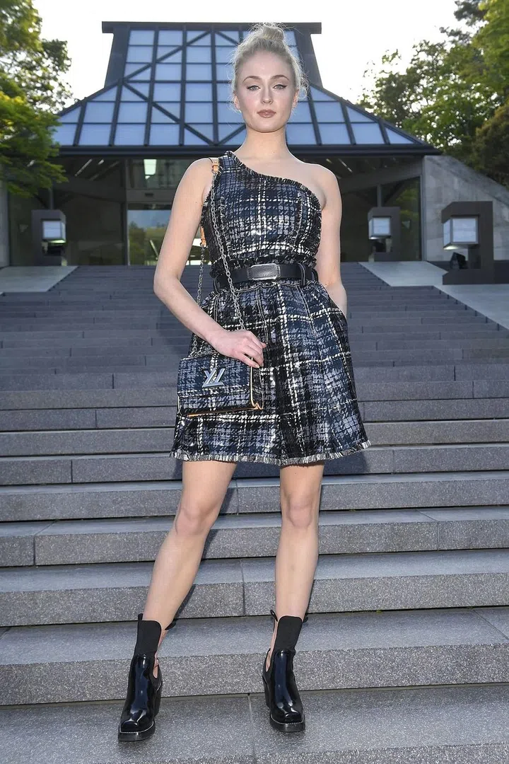 In Louis Vuitton. Photo: Getty 