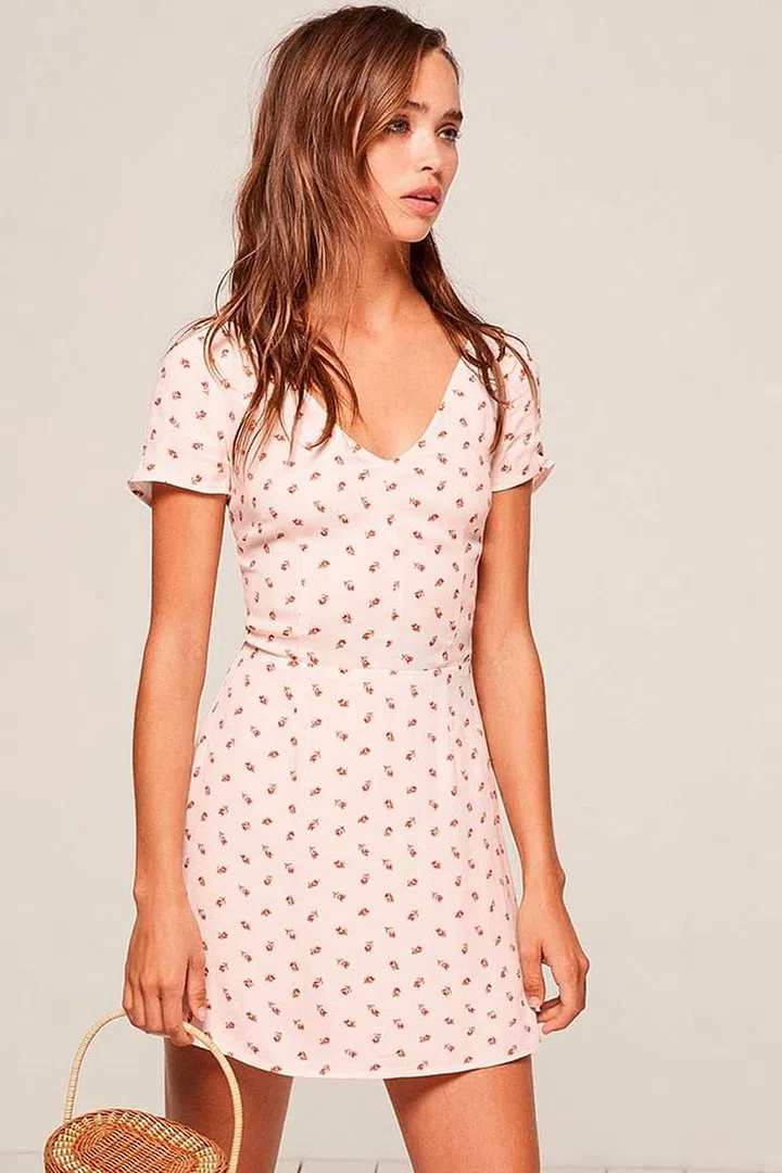 Just add sandals and sunnies. Cotton dress, £140, Reformation