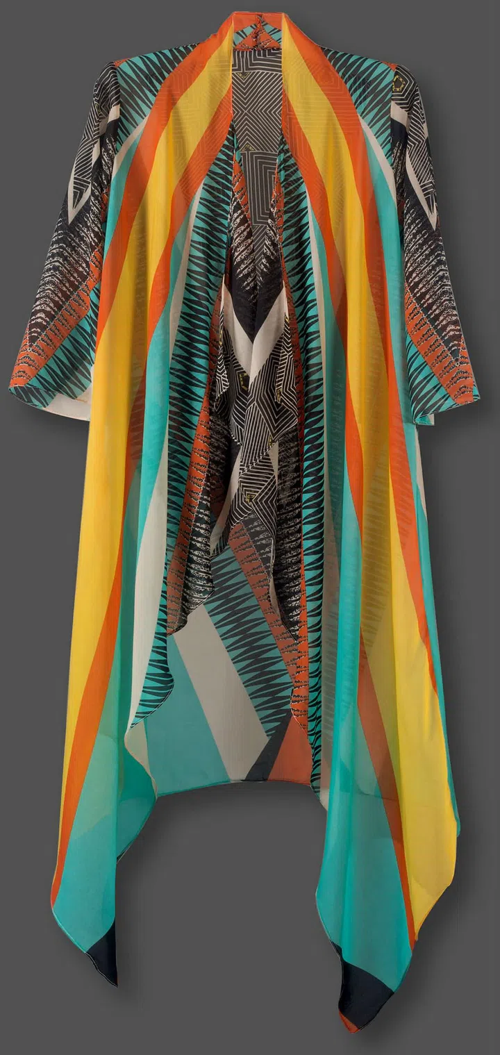 For a touch of boho luxe, this printed piece is great for layering over to achieve a chic ethnic vibe. Photo: Syomir Izwa Gupta