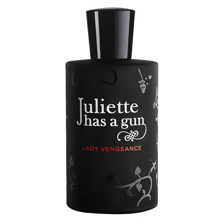A young rebellious rose encapsulated in a black bottle. Fresh Italian rose is injected with youthful sweetness from the vanilla and then roughed up by a good dose of earthy patchouli. It's the most masculine rose of the bunch. <b>Lady Vengeance will transform ladies into rebels in leather jackets with a single spritz. </b>