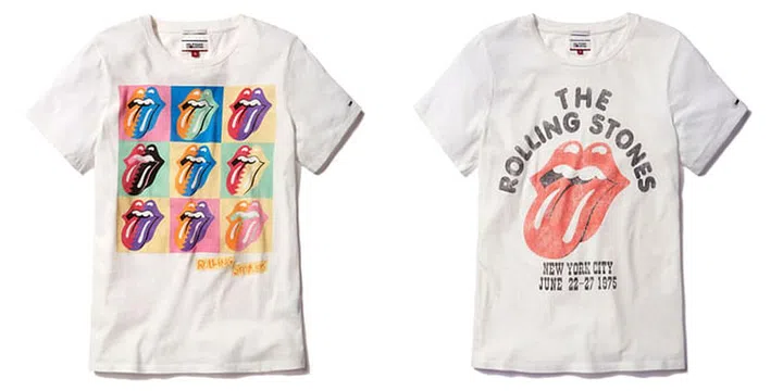 ​Tommy Hilfiger has launched a capsule collection under the Hilfiger Denim label in celebration of the new Saatchi Gallery exhibition, 'The Rolling Stones: Exhibitionism'. The American designer is the official sponsor of the iconic British band's first-ever major exhibition which opens today. The range features graphic T-shirts and custom jackets adorned with Rolling Stones imagery.
