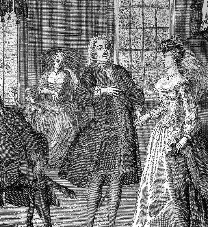 Poor Augusta of Saxe-Gotha. While walking down the aisle to marry Frederick Prince of Wales, she ended up vomiting all over her wedding dress, and all over her mother-in-law. No one can really blame her, considering she was 17, had just arrived in the country, didn't speak a word of English, and was marrying a man she'd never met.