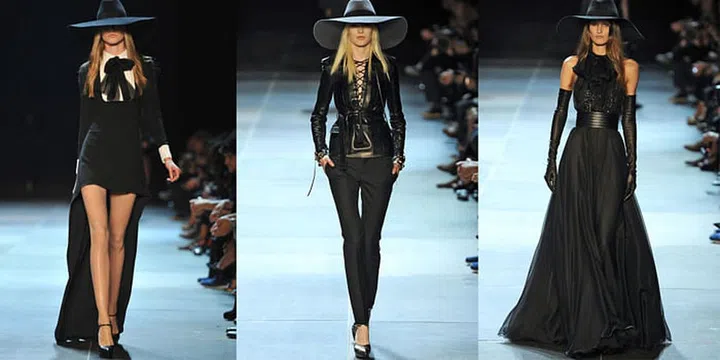 Hedi Slimane's Best Runway Moments At Saint Laurent