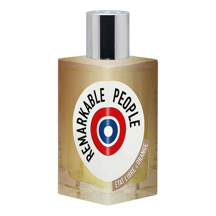 <b>Etat Libre d'Orange is an artsy French perfume house that prides themselves in unique olfactory creations. Remarkable People uses a bizarre mix of effervescent champagne and spicy cardamom that somehow just works! It also opens with a biting grapefruit that fizzles into a creamy sandalwood towards the end. The result is a sparkling concoction that's a definite mood lifter. Wear this when you're in the mood to celebrate!</b>