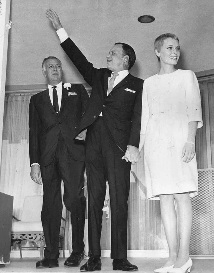 Marrying Frank Sinatra in 1966. Hall of Fame Level. 