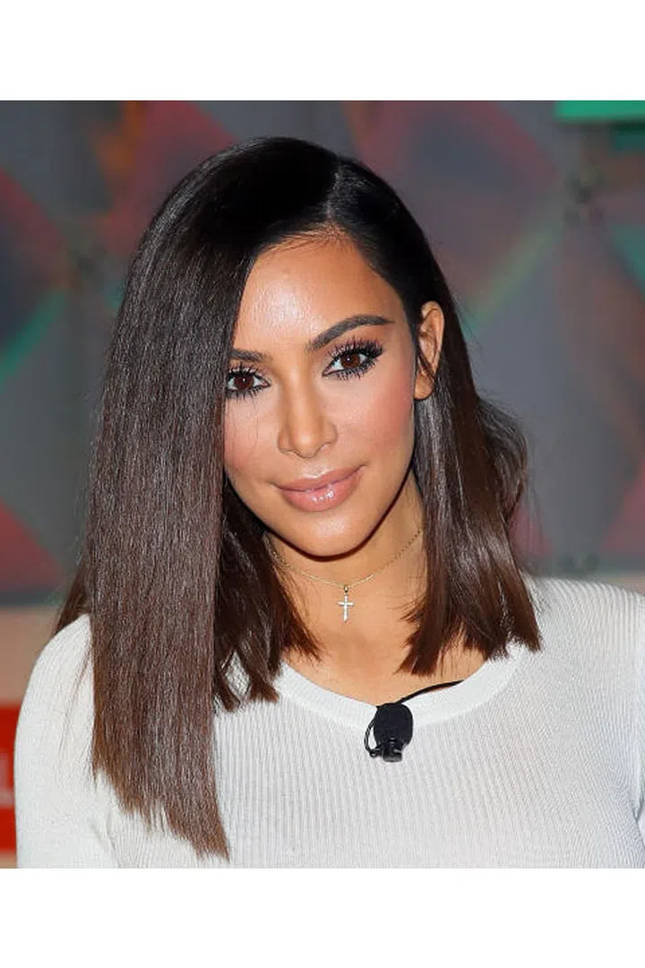 Kim was recently spotted with a super sleek lob (Rachel Green would have so rocked this on Friends), which turned out to be a wig cut by Chris Appleton. Kim has since hit Snapchat to reveal that she's considering making the look permanent.
