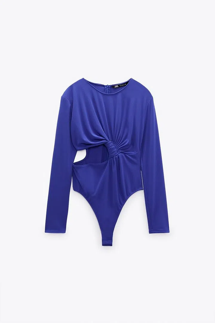 Bodysuit With Knot & Cut-Out Detail, $69.90, Zara