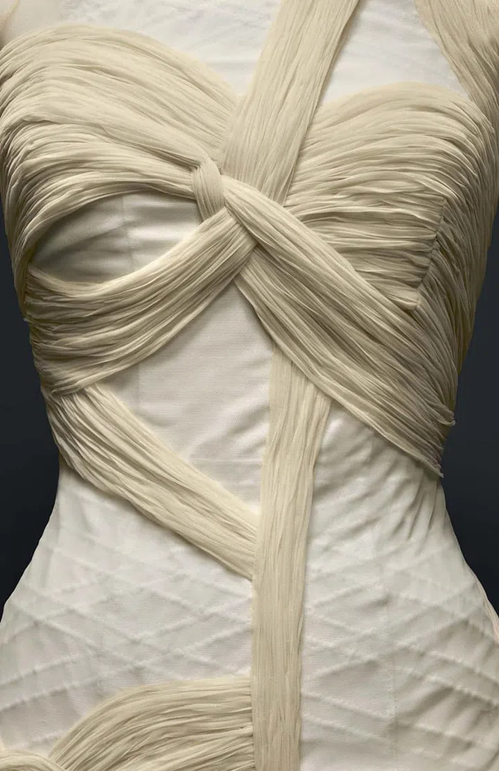 Dress, Nicolas Ghesquière (French, born 1971) for House of Balenciaga (French, founded 1937), spring/summer 2003; Courtesy of Balenciaga Archives, Paris. Photo: Nicholas Alan Cope 