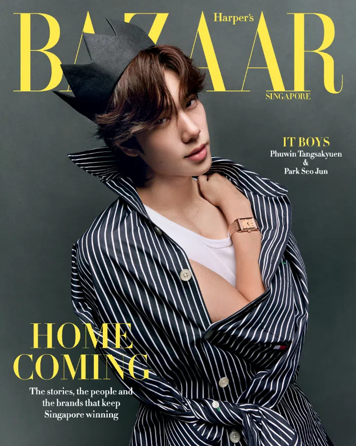 Phuwin Tangsakyuen Is Harper's BAZAAR Singapore's June 2025 Cover