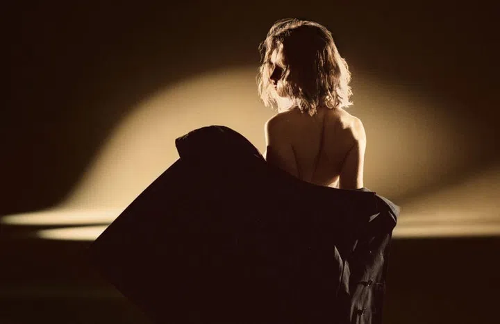 Lily James My Burberry Black