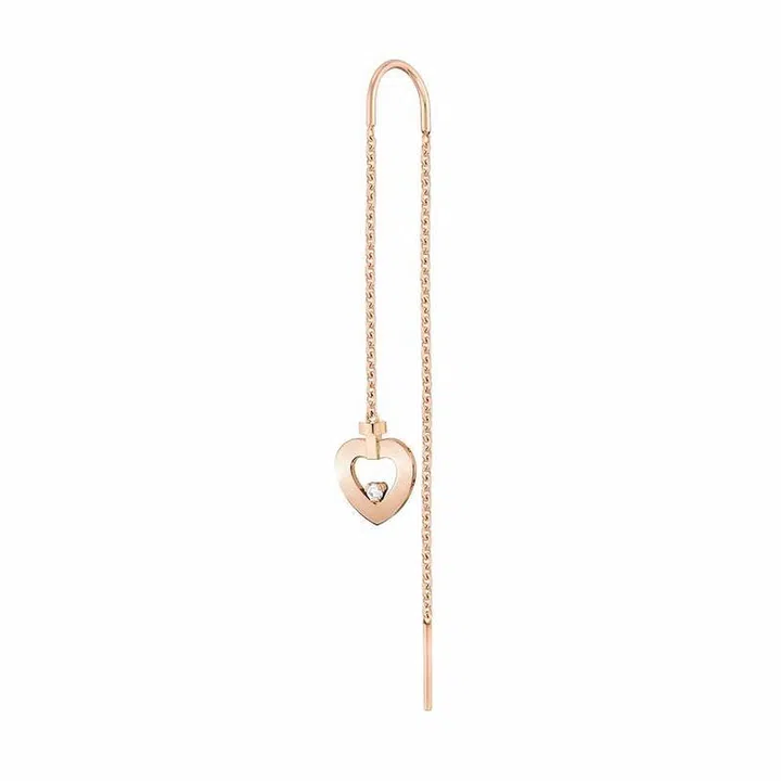 Pink gold and diamond Pretty Woman earrings, $1,350, FRED