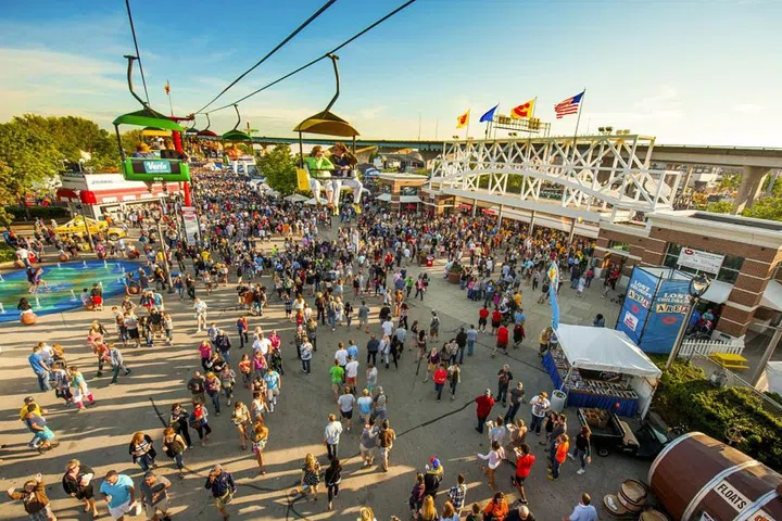 WHEN: June 29- July 3; July 5-10, 2016
WHERE: Milwaukee, Wisconsin
WHY: If bigger is better, then Summerfest is the best. Boasting the title of the world's largest music festival, this massive event on the shores of Lake Michigan in Milwaukee welcomes close to a million visitors and 800 performers over the course of 11 days.
WHO'S PLAYING: Selena Gomez, Blake Shelton, Tim McGraw, Jason Derulo, DNCE, Paul McCartney, Nelly, The Roots, Death Cab for Cutie, Luke Bryan, Willie Nelson, Passion Pit, O.A.R., Alabama Shakes, Gavin Degraw, Billy Idol, Sir Mix-a-Lot, The Fray, Elle King, Weezer, Panic! at the Disco, and more. 
For additional information and tickets visit summerfest.com.
Photo: Summerfest
