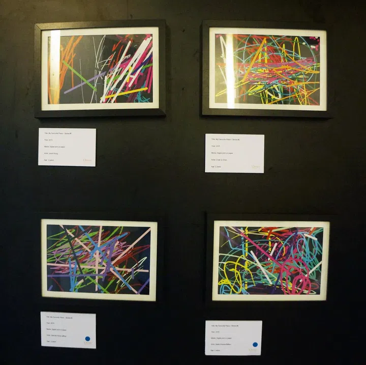 Odyssey's preschoolers freely express themselves with digital art.