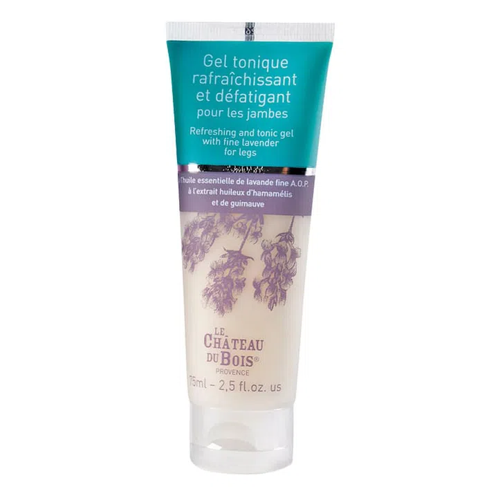 Kick off your vertiginous heels and apply this cooling gel to relieve water retention, stimulate microcirculation and nourish dry patches.