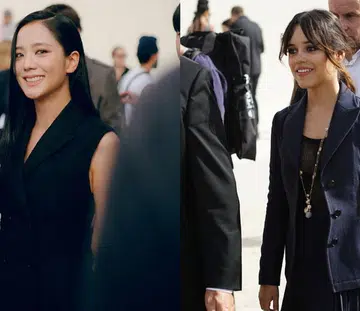 Jisoo Jenna Ortega Dior SS24