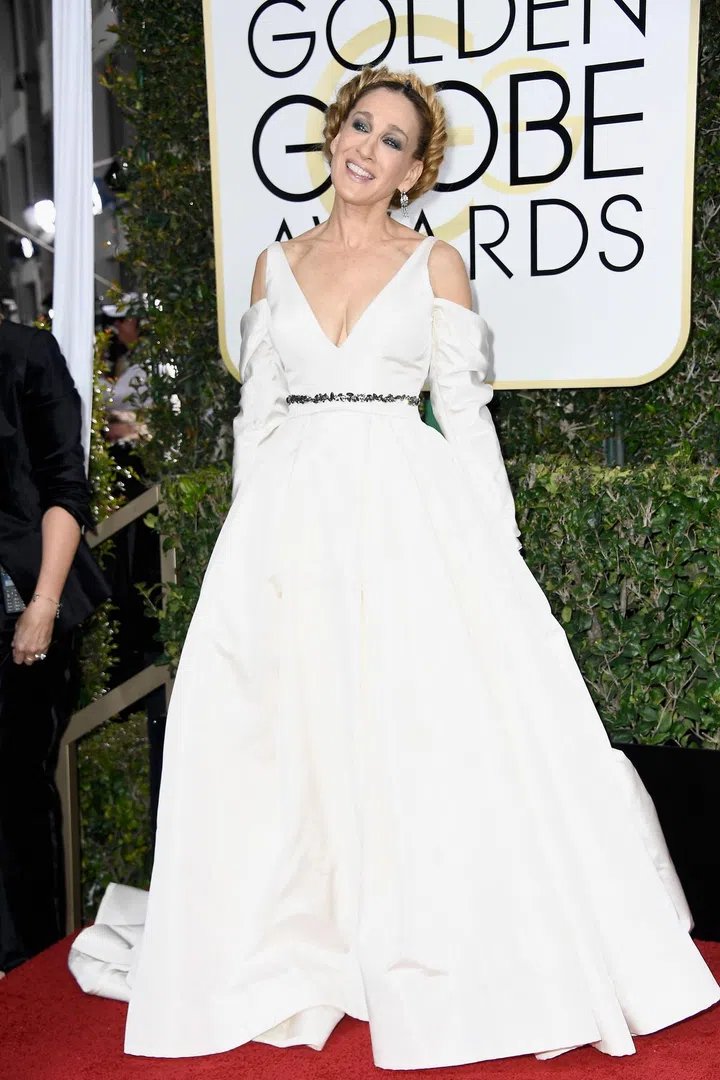 In Vera Wang. Photo: Getty