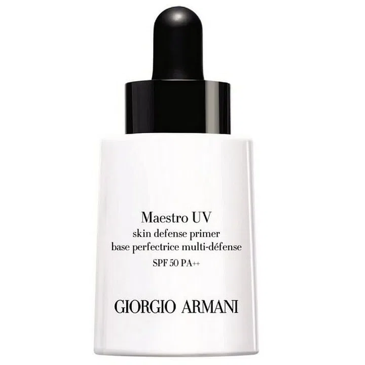 Giorgio Armani has combined sunscreen and primer in this one, perfect for those who can't be bothered to do two separate steps. This lightweight primer provides a smooth base whilst providing both UVA and UVB protection. 