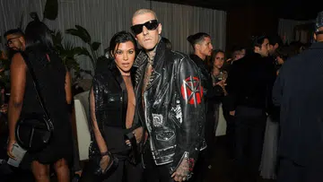 Kourtney Kardashian and Travis Barker