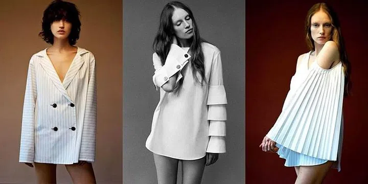 Monographie is considered a mono-label, offering shirting only—but with serious attention to detail. Founded and creative directed by the very Parisian Aude Casteja, the brand brings with it Casteja’s experience in marketing at Céline and design degree from ESMOD fashion school. For its second season, launching for Fall 2017, the pieces are once again made in an atelier in Portugal, and come in classic shapes as well as off the shoulder and tunic styles with interesting button details, ruffles and statement sleeves in a clean palette of black and white. In the US, it launched exclusively with Opening Ceremony, and this month is launching with Barneys.