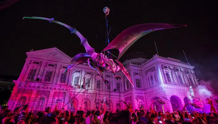 Invasion by Close Act. Photo: Singapore Night Festival